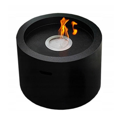 Vrijstaande bio-ethanol haard MOON MINI mat zwart