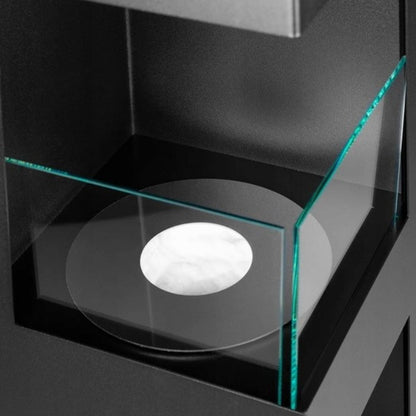 Vrijstaande bio-ethanol haard PYRAMID GARDEN mat zwart