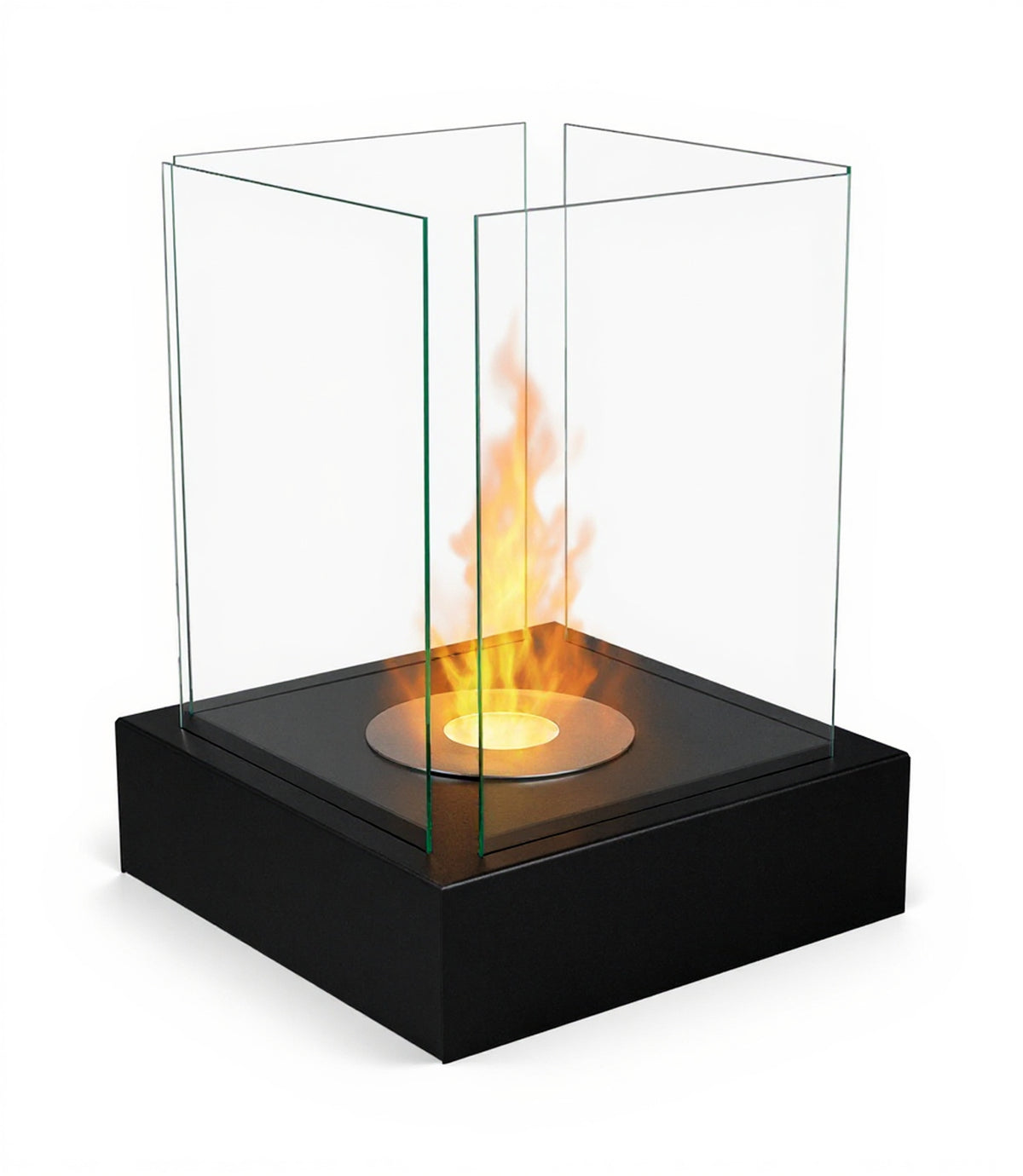 Vrijstaande bio-ethanol haard SUNSET GARDEN zwart