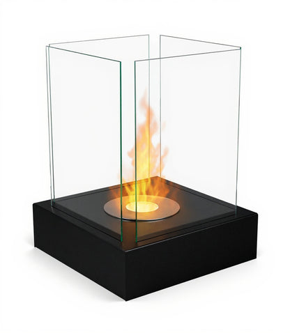 Vrijstaande bio-ethanol haard SUNSET GARDEN zwart